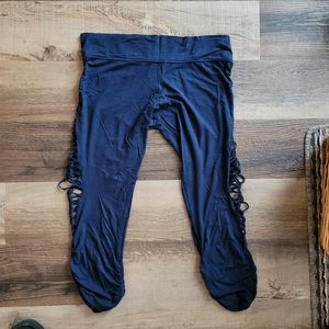 Boho cropped leggings med/large